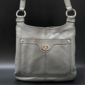 COACH 16533 Penelope Silver Gray Swing pack Crossbody Bag